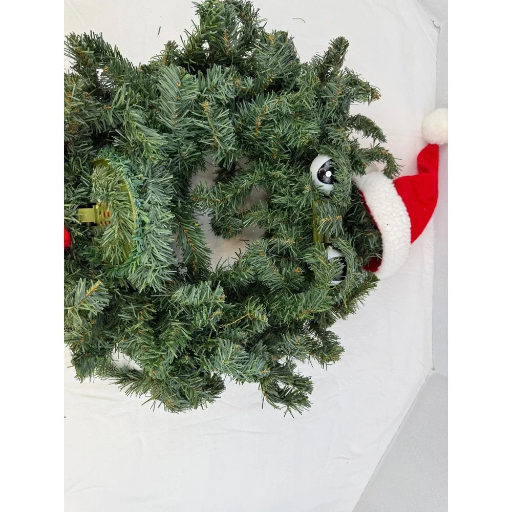 Vintage Gemmy The Original‎ Talking Wreath - Tested and Working